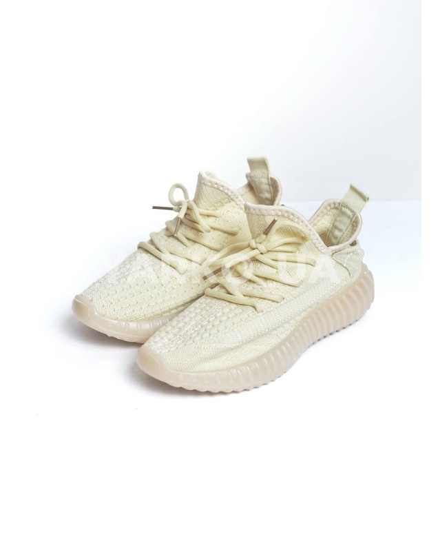Кросівки GIRNAIVE для хлопчиків і дівчаток на літо A2-5 сітка бежевий Yeezy 32(р)