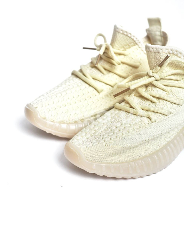 Кросівки GIRNAIVE для хлопчиків і дівчаток на літо A2-5 сітка бежевий Yeezy 32(р)