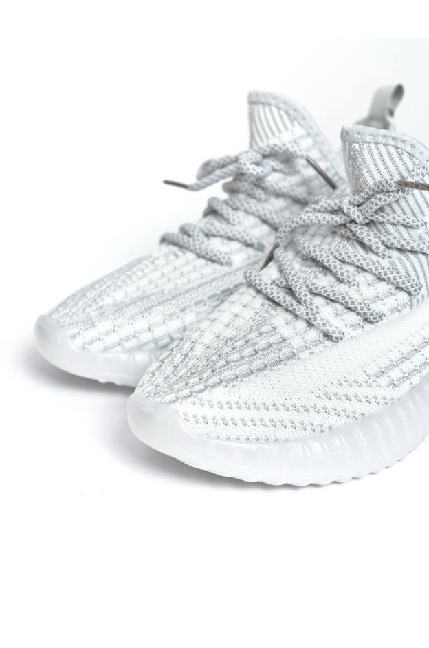 Кросівки GIRNAIVE для хлопчиків і дівчаток на літо A2-3 сітка сірий меланж Yeezy 32(р)