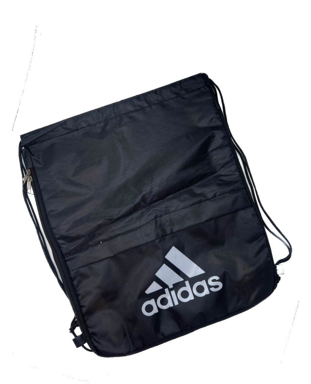 Сумка для дівчинки або для хлопчика 996496 пе чорний 42*34 з утяжками Adidas блискавка