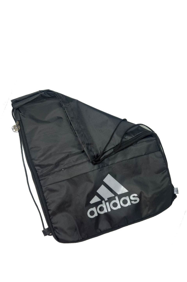 Сумка для дівчинки або для хлопчика 996496 пе чорний 42*34 з утяжками Adidas блискавка