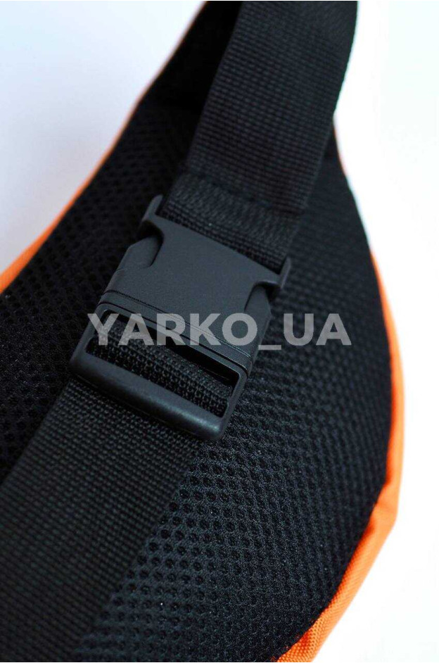 Сумка-бананка для хлопчиків на кожен день 996500 текстиль оранж Adidas 26 х 13 см