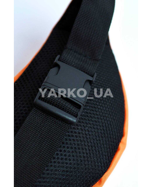Сумка-бананка для хлопчиків на кожен день 996500 текстиль оранж Adidas 26 х 13 см