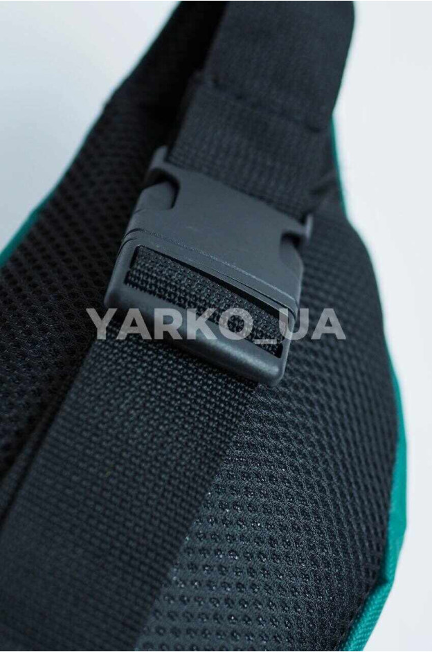 Сумка-бананка для хлопчиків на кожен день 996500 текстиль смарагдовий Adidas 26 х 13 см