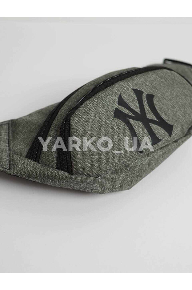 Сумка-бананка для хлопчиків на кожен день 996502 текстиль сірий NY 26 х 13 см