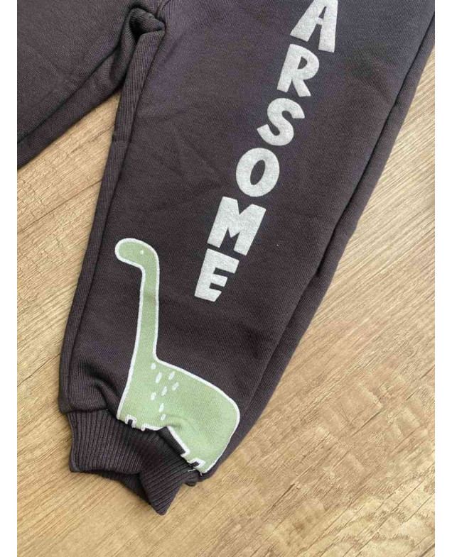 Костюм для хлопчика весна/осінь 3650-041 котон антрацит ROARSOME 92(р)