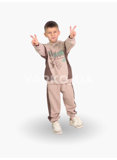 Костюм MACKAYS для хлопчика весна/осінь 3650-004 котон мокко/лате Gamer 116(р)