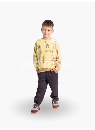 Костюм MACKAYS для хлопчика весна/осінь 3650-052 котон жовтий/сірий ENJOY 92(р)