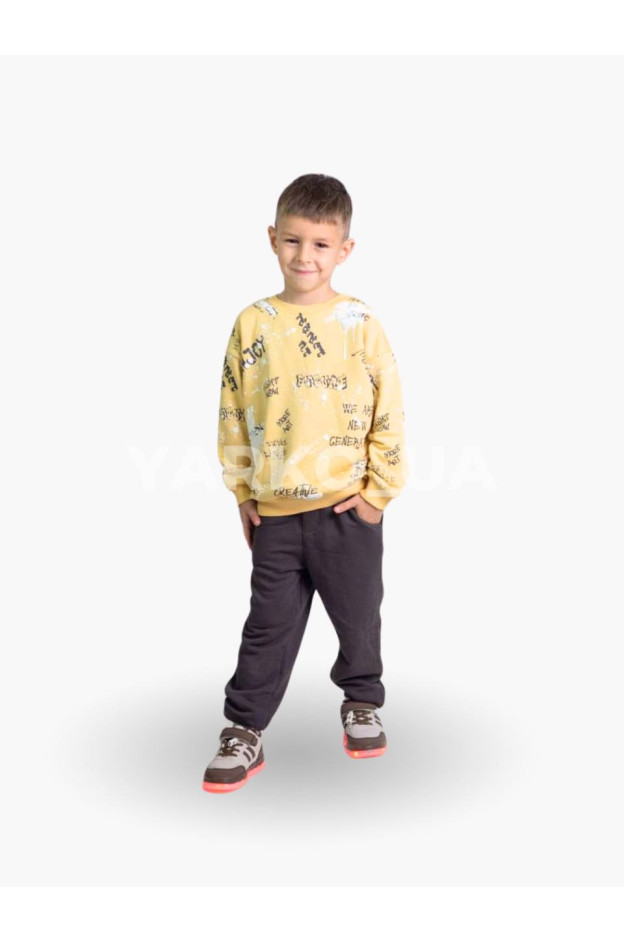 Костюм MACKAYS для хлопчика весна/осінь 3650-052 котон жовтий/сірий ENJOY 92(р)