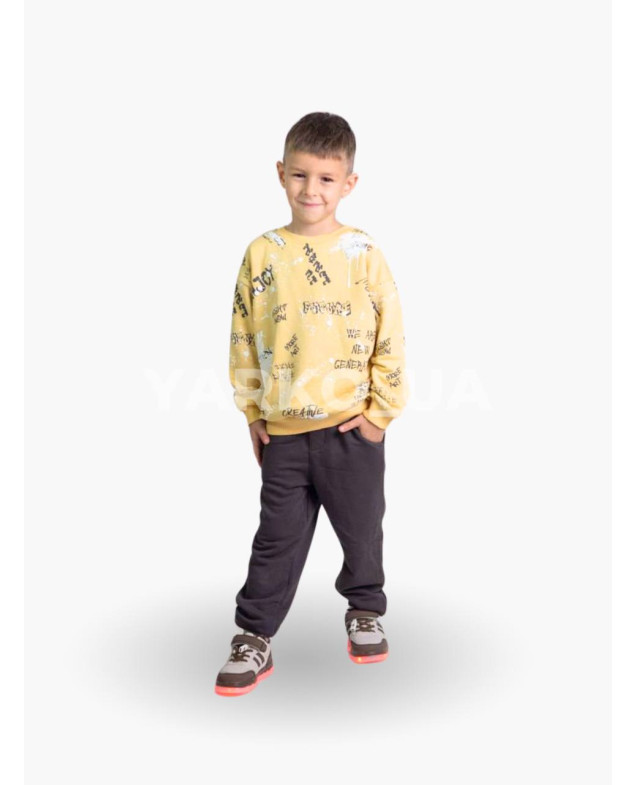 Костюм MACKAYS для хлопчика весна/осінь 3650-052 котон жовтий/сірий ENJOY 92(р)