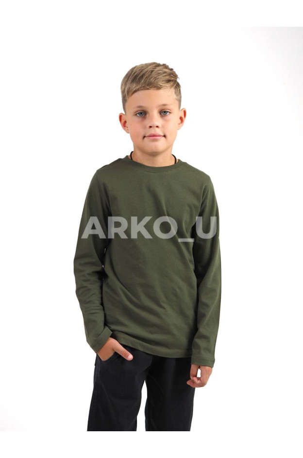 Лонгслів WOORAGE для хлопчиків весна/осінь 5068 котон хакі база 116(р)