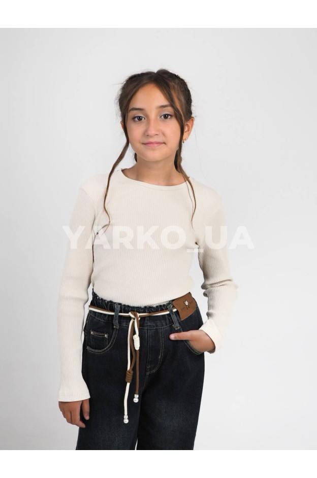 Лонгслів CUTIES для дівчаток весна/осінь 3917 котон лате база рубчик 116(р)