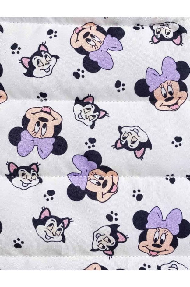 Костюм для дівчинки весна/осінь 859 котон ліловий/білий Minnie 92(р)
