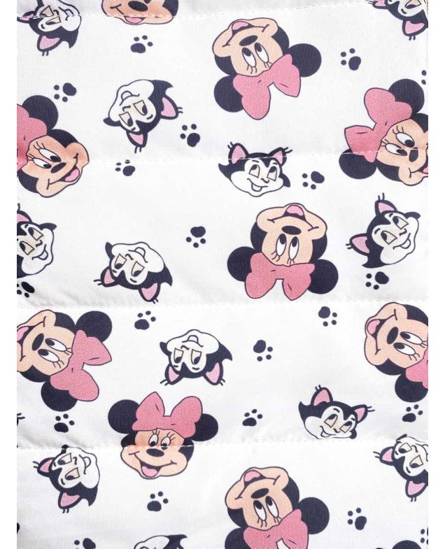 Костюм для дівчинки весна/осінь 859 котон фреза/білий Minnie 110(р)