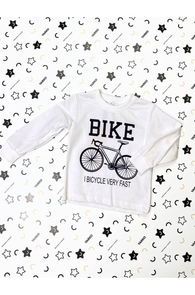 Костюм для хлопчика весна/осінь 21259 котон сірий/темно-синій Bike 92(р)