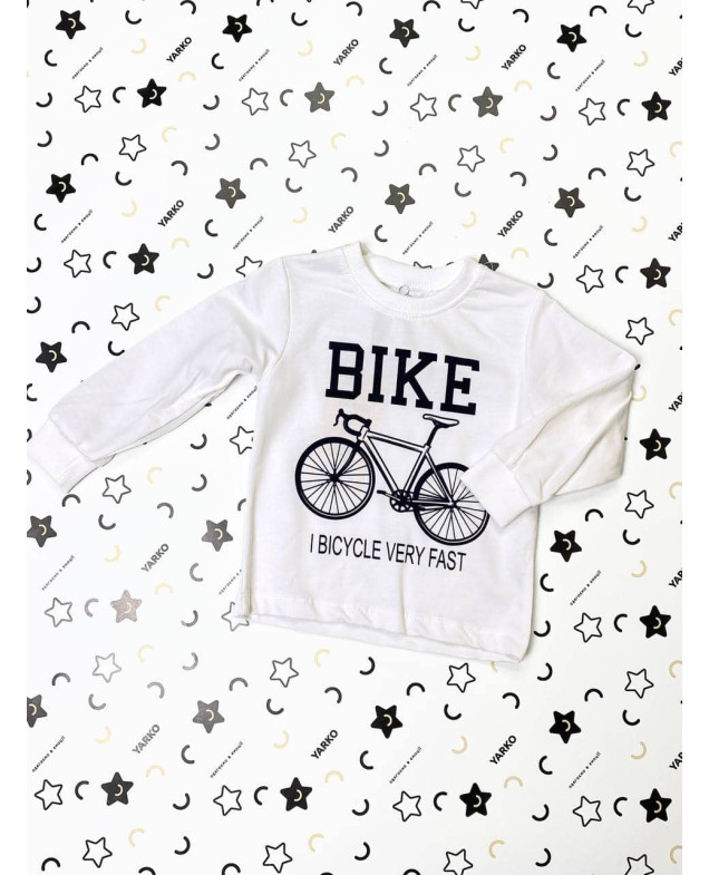 Костюм для хлопчика весна/осінь 21259 котон сірий/темно-синій Bike 92(р)