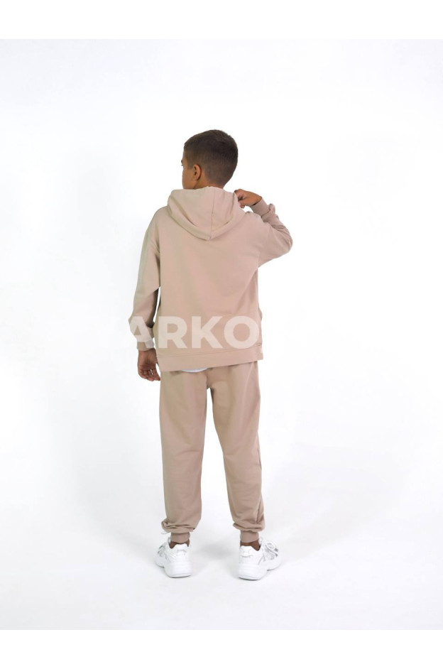 Костюм спортивний HAYKIDS для хлопчиків весна/осінь 1188 котон капучино When 134(р)