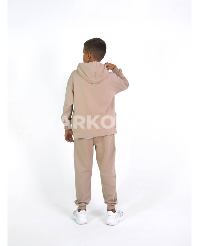 Костюм спортивний HAYKIDS для хлопчиків весна/осінь 1188 котон капучино When 134(р)