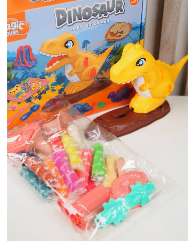 Тісто для ліплення для дітей 8653 Dinosaur з аксесуарами