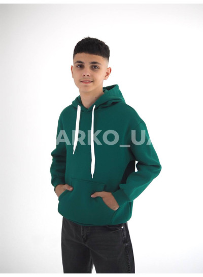 Худі HAYKIDS для хлопчиків і дівчаток на зиму 1363 котон/фліс зелений база 146(р)