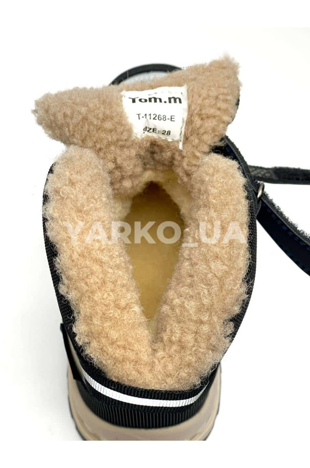 Черевики Tom.m для хлопчика на зиму 11268E екошкіра/хутро синій/чорний MOUNTAIN 23(р)