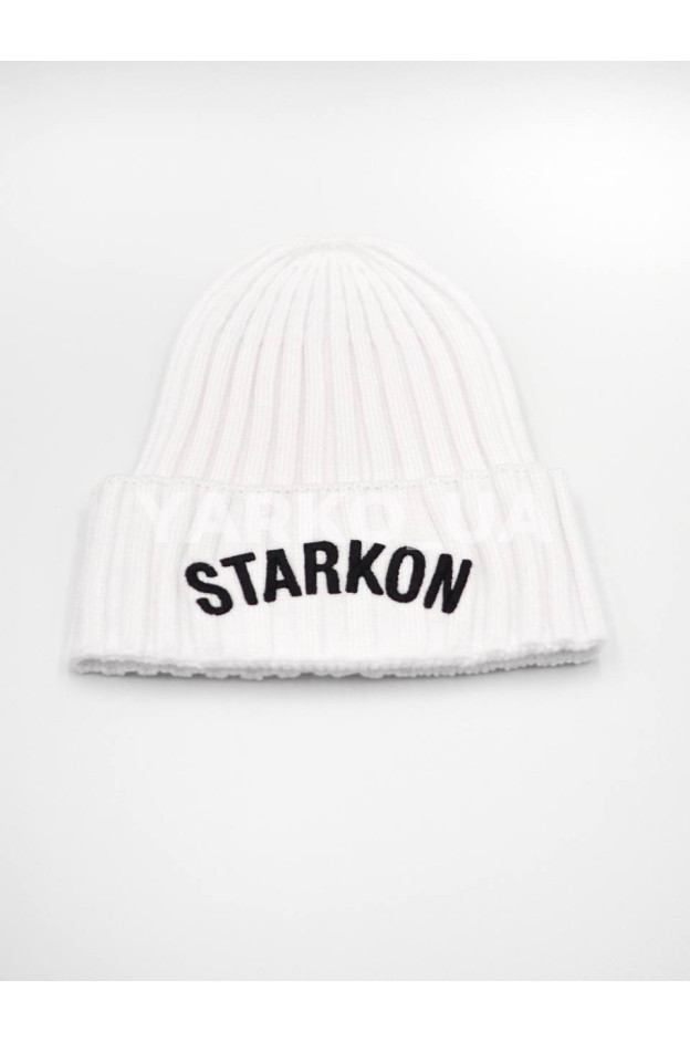 Шапка Glory Kids для хлопчика і дівчинки 9159 віскоза/еластан білий STARKON 52-54(р)