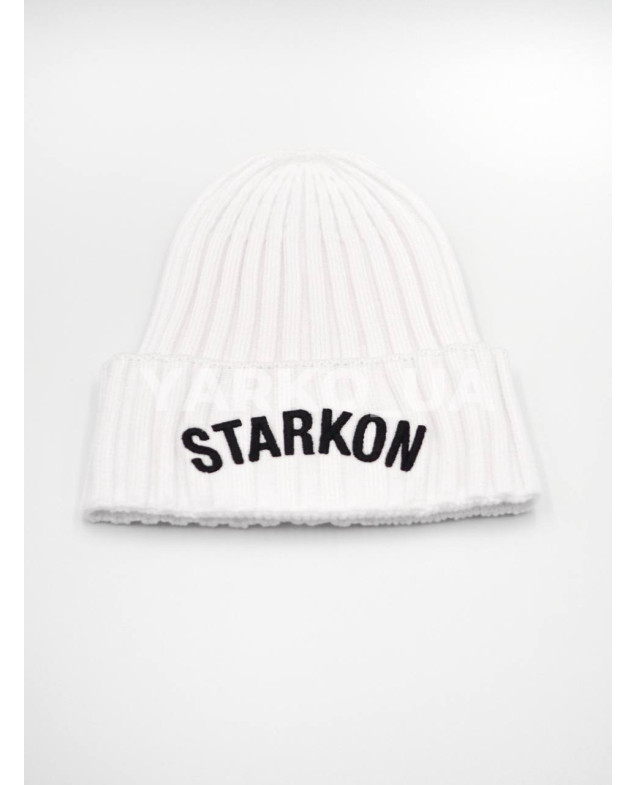 Шапка Glory Kids для хлопчика і дівчинки 9159 віскоза/еластан білий STARKON 52-54(р)
