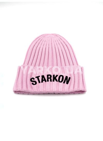 Шапка Glory Kids для дівчинки весна/осінь 9159 віскоза/еластан рожевий STARKON 52-54(р)