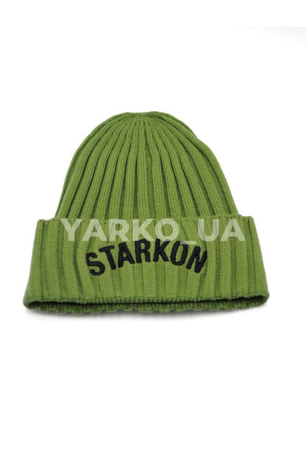 Шапка Glory Kids для хлопчика і дівчинки 9159 віскоза/еластан оливка STARKON 52-54(р)
