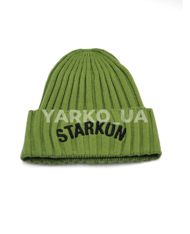 Шапка Glory Kids для хлопчика і дівчинки 9159 віскоза/еластан оливка STARKON 52-54(р)