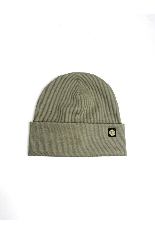 Шапка для хлопчика весна/осінь 996609 котон хакі Stone Island 52-54(р)