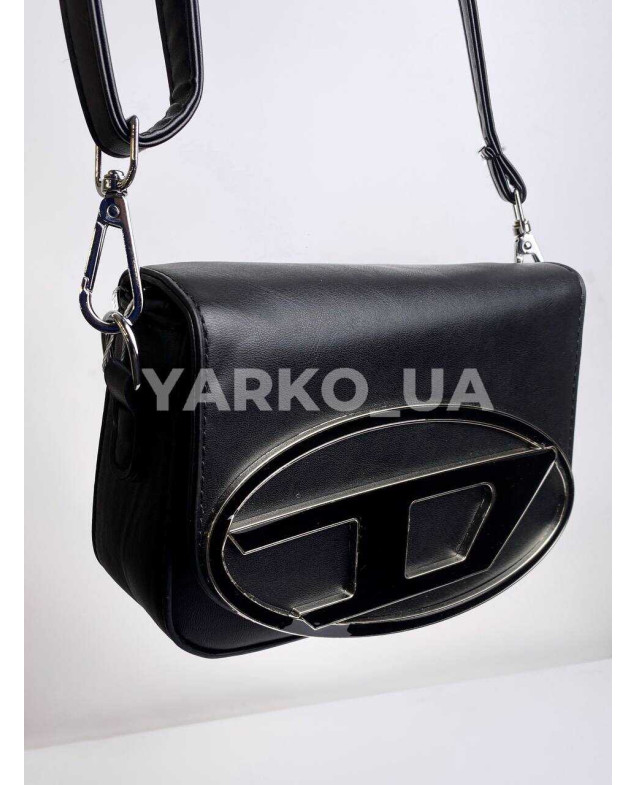 Сумка для дівчинки 1035# екошкіра чорний Diesel 19 х 14 х 4 см