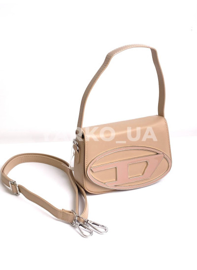Сумка для дівчинки 1035# екошкіра пудра Diesel 19 х 14 х 4 см