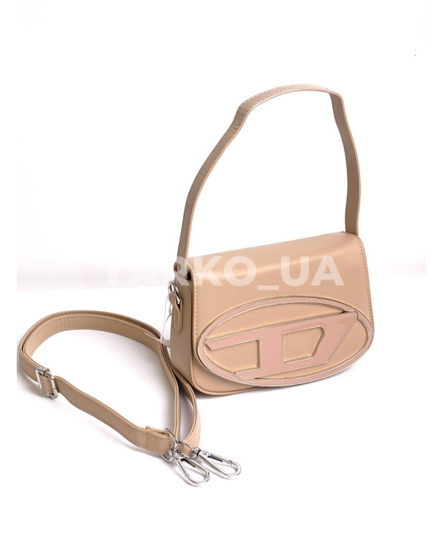 Сумка для дівчинки 1035# екошкіра пудра Diesel 19 х 14 х 4 см