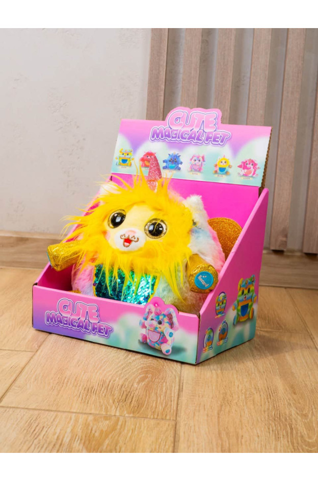 М'яка іграшка для дівчинки 933-56 Cute Magical Pet 3 мелодії, функція запису голосу