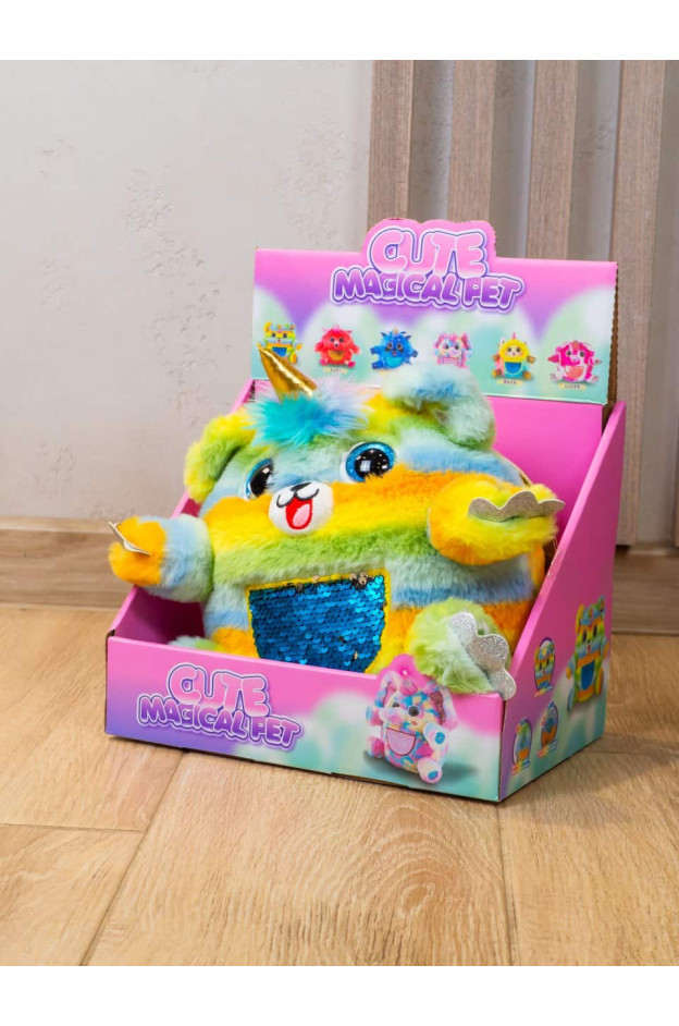М'яка іграшка для дівчинки 933-56 Cute Magical Pet 3 мелодії, функція запису голосу