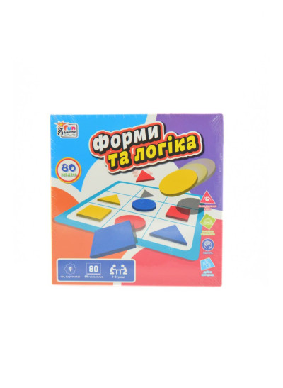 Гра для дітей UKB-B 0034 форми талогіка, 80 завдань