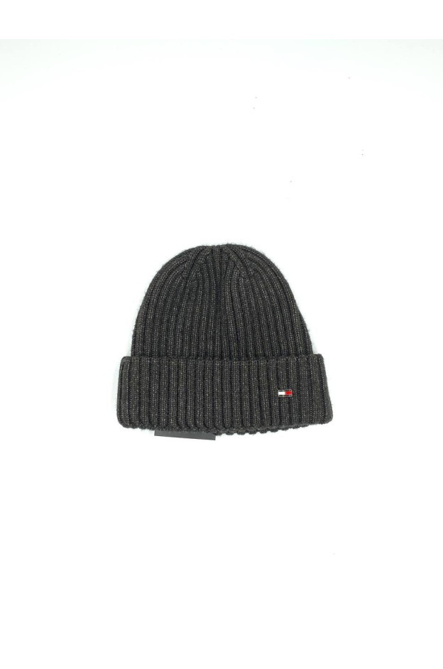 Шапка для хлопчика весна/осінь 997061 вовна/віскоза антрацит біні Tommy Hilfiger 55-58(р)