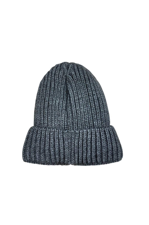 Шапка для хлопчика на зиму D837 акрил/фліс антрацит Cool 50-54(р)