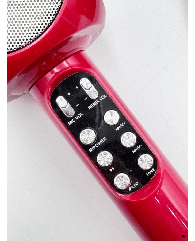 Мікрофон для дітей 48342 караоке, bluetooth USB, колонка