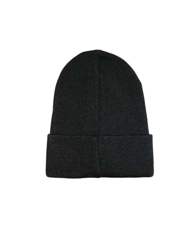 Шапка для хлопчика на зиму 997098 акрил/вовна чорний The North Face подвійна 52-55(р)