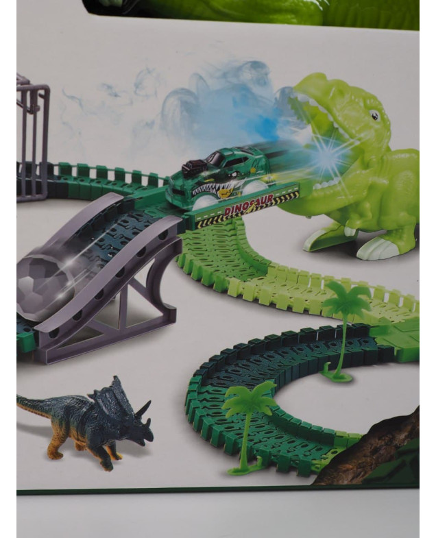 Трек для хлопчика 354 Діно майданчик, 225 елементів, довжина 500 см
