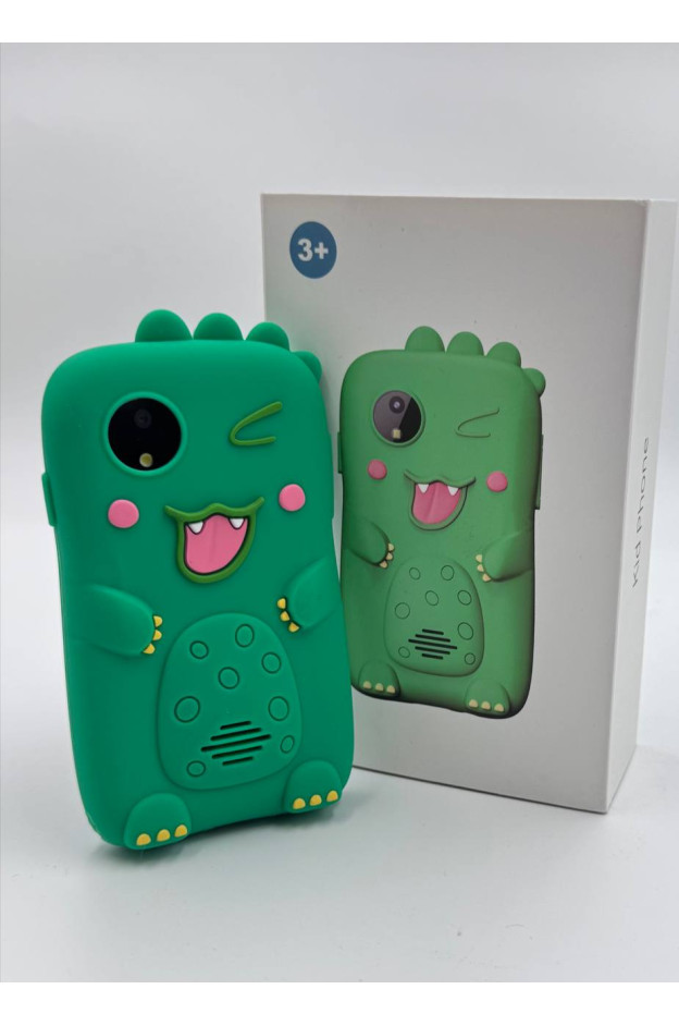 Телефон для дітей 0140 KadPhone Dino, камера, ігри, карта пам'яті