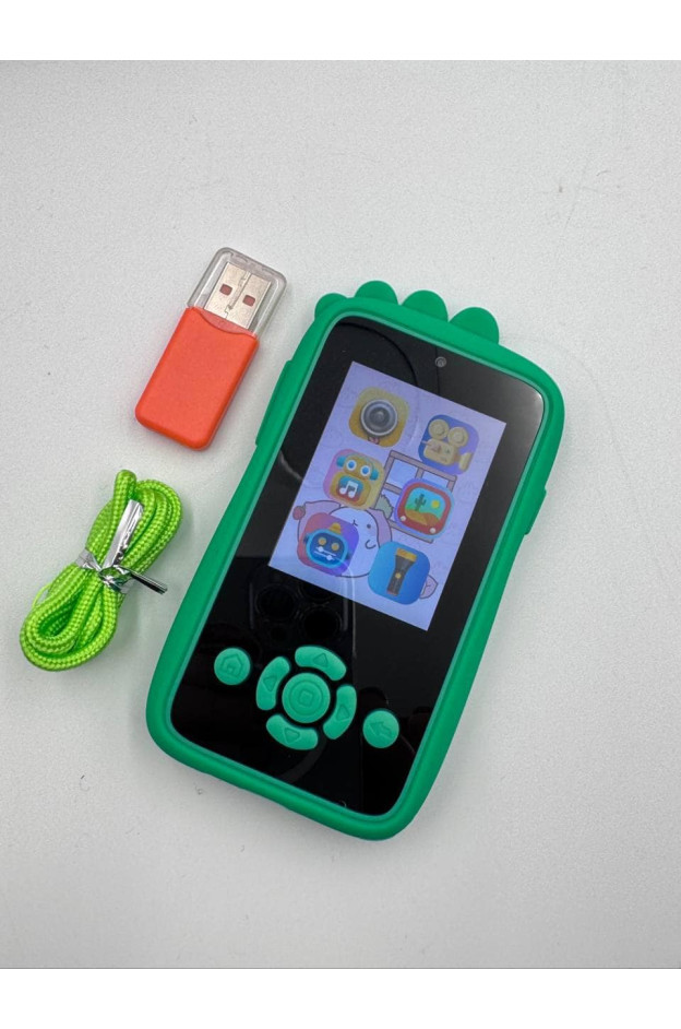 Телефон для дітей 0140 KadPhone Dino, камера, ігри, карта пам'яті