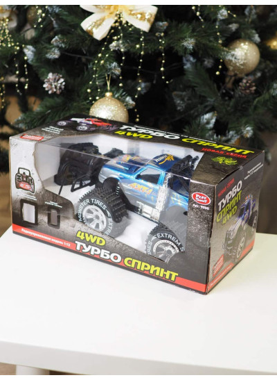 Машинка для хлопчика 9000/6568 Джип на радіокерукванні Turbo Sprint гумові колеса
