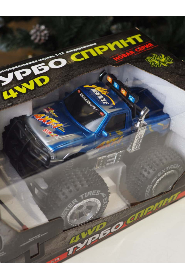 Машинка для хлопчика 9000/6568 Джип на радіокерукванні Turbo Sprint гумові колеса