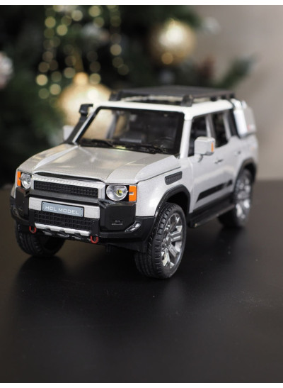 Машинка для хлопчика RS58097 металопластик Джип Land Rover срібло