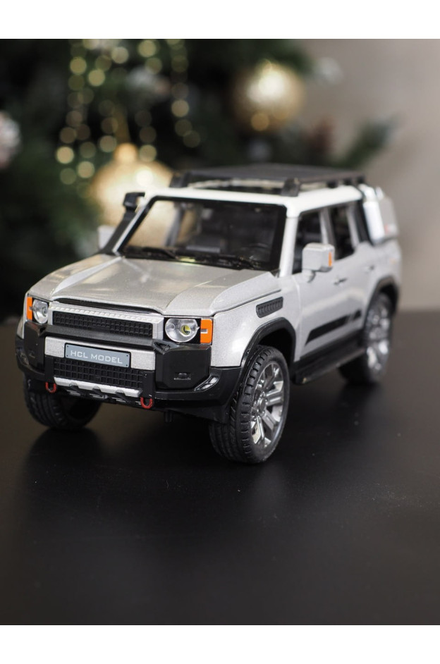 Машинка для хлопчика RS58097 металопластик Джип Land Rover срібло