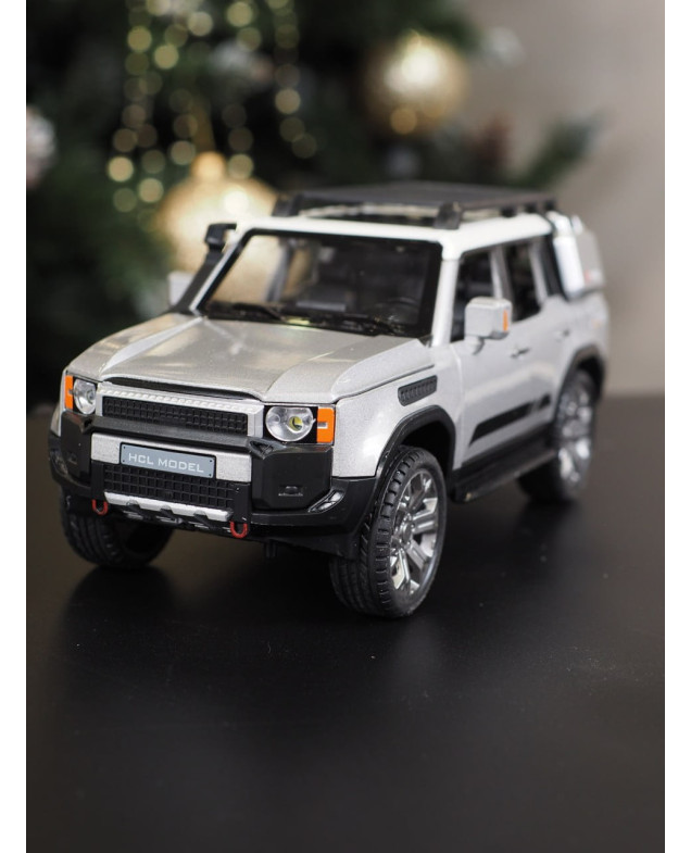 Машинка для хлопчика RS58097 металопластик Джип Land Rover срібло