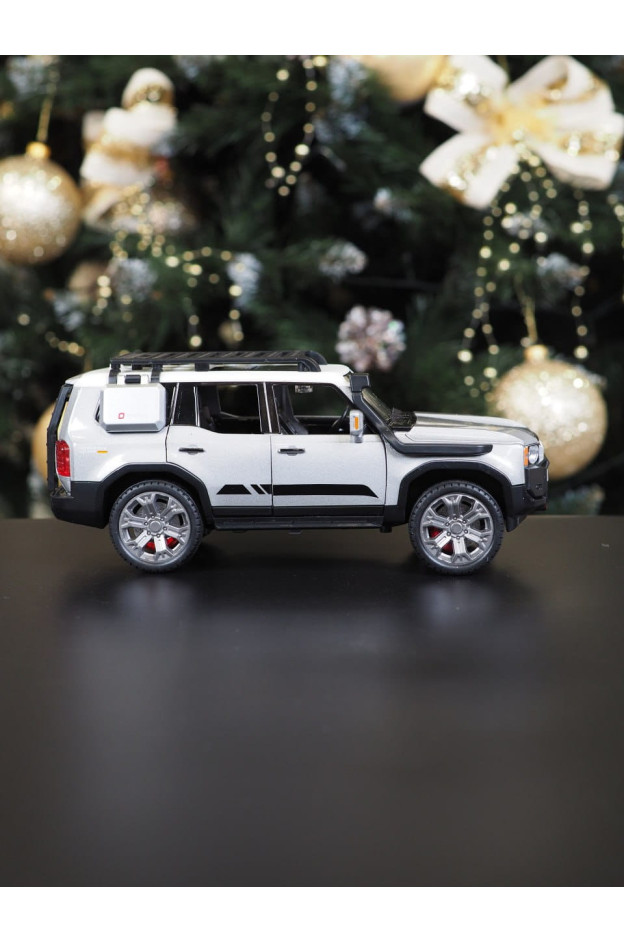 Машинка для хлопчика RS58097 металопластик Джип Land Rover срібло